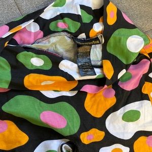 Large Nooworks Egg Print Leggings worn once